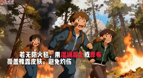 AI动画丨突遇森林火灾,我们该如何紧急求生-第4张图片- AI动画丨突遇森林火灾,我们该如何紧急求生-第4张图片-