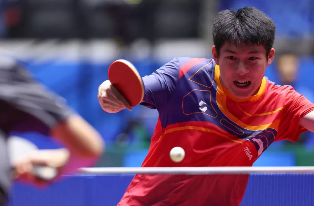 河南队温瑞博赢得全运会乒乓球男子U18单打金牌-第1张图片-