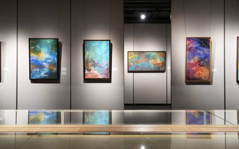 以鸭绿江边地为创作源泉的彩墨画展-第3张图片- 以鸭绿江边地为创作源泉的彩墨画展-第3张图片-