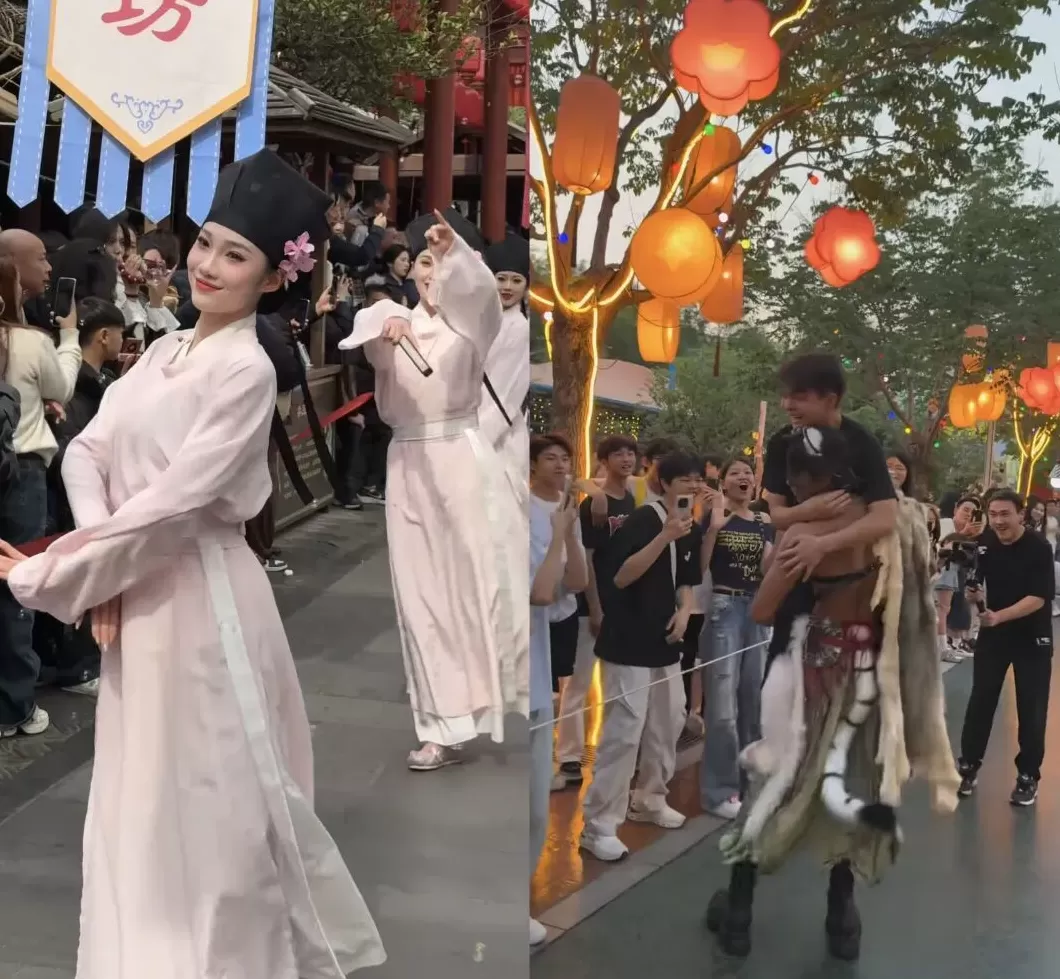 排队5小时，互动3分钟，年轻人流行“调戏”景区NPC-第3张图片-