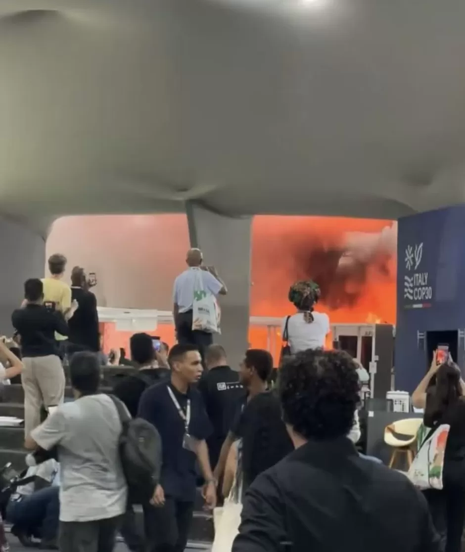 现场直击:COP30会场突发火灾,“火情源于中国角”传言不实-第1张图片- 现场直击:COP30会场突发火灾,“火情源于中国角”传言不实-第1张图片-