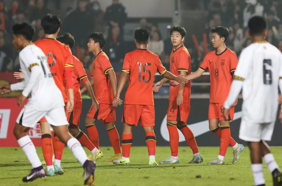 U17亚预赛:中国14-0东帝汶升头名!2连胜轰18球3人上演帽子戏法-第1张图片- U17亚预赛:中国14-0东帝汶升头名!2连胜轰18球3人上演帽子戏法-第1张图片-