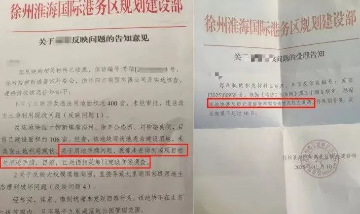 徐州泉山区一农副品保供中心被指未批先建毁坏林地，官方回复-第4张图片-