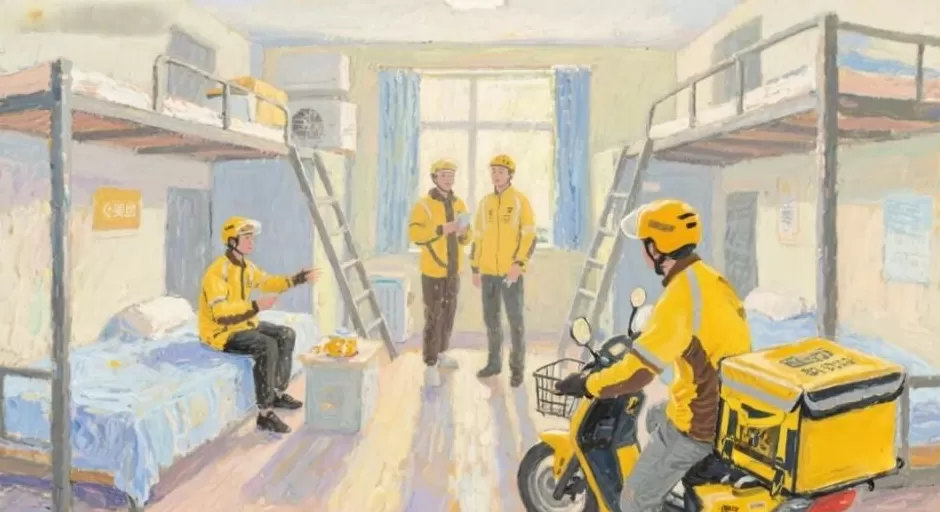 骑手成外卖大战最大赢家?福利卷出新高度,每月700元就能住北京热门商圈公寓-第1张图片- 骑手成外卖大战最大赢家?福利卷出新高度,每月700元就能住北京热门商圈公寓-第1张图片-