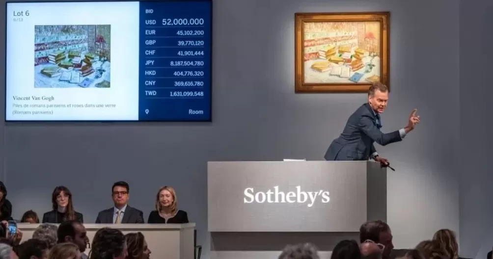 梵高另一种“自画像”《巴黎小说》拍出6270万美元-第1张图片-